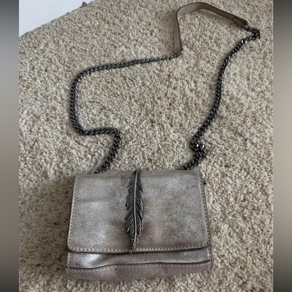Zara Silver Crossbody Bag